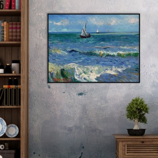 [THE BELLA] 고흐 - 생트마리드라메르의 바다 The Sea at Les Saintes-Maries-de-la-Mer