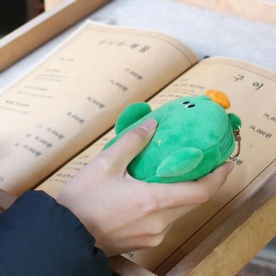 핑크풋 선인장 동전지갑