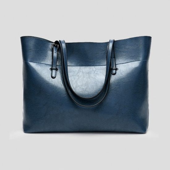 클로디 여성 가죽 숄더백/대학생 데일리 쇼퍼백