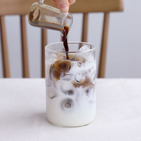 르겐 두꺼운 내열유리컵 홈카페 커피잔 480ml 1p