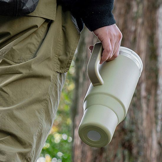 대용량 손잡이 보온보냉 텀블러 900ml 3color