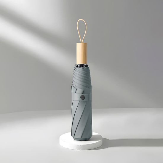 PASTELLA 우드 3단 수동 암막 양우산 PS13(UPF50+)