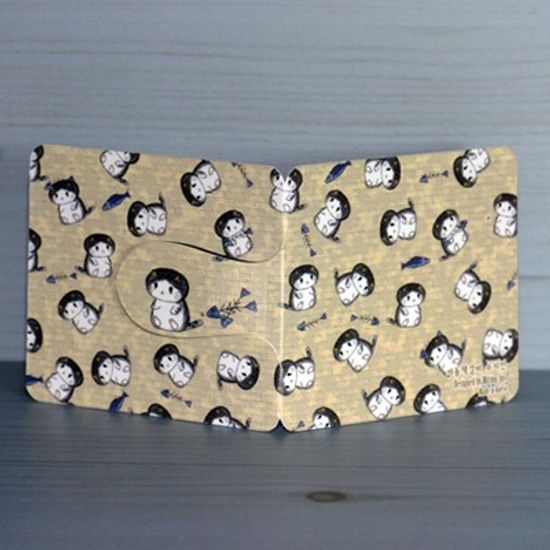 [플라스틱&자석 자동책갈피수지인] 봉고(베이지)