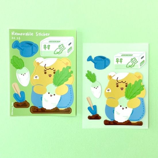 [도롱상점] 도롱이 무우 빅스티커