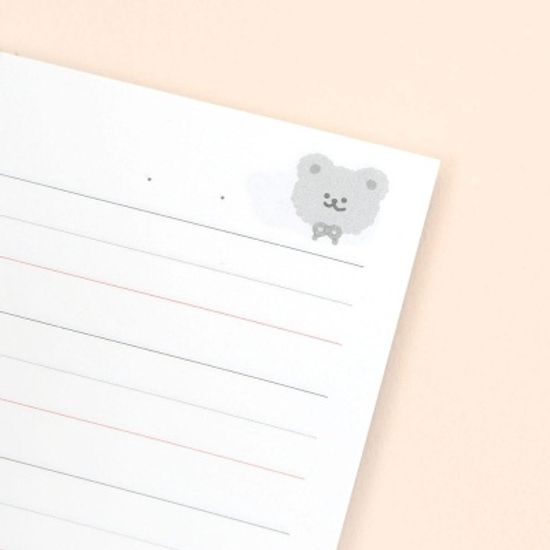 핑크풋 댄싱베어3줄영어노트