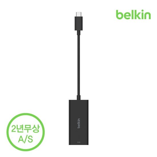 벨킨 USB 4 C타입 to 이더넷 2.5Gps 어댑터 INC012bt