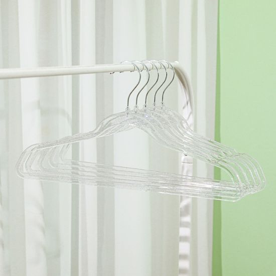 리빙룸 라운드 옷걸이 10p세트(실버펄) 옷가게옷걸이