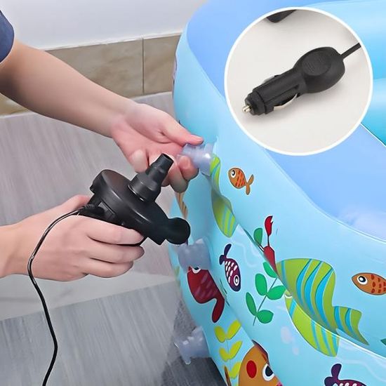 차량용 전동 에어펌프 공기 튜브 바람 넣기 빼기 F265