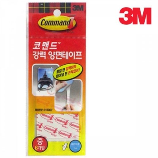 3M 17024S 코맨드 양면테이프(소) 10개입