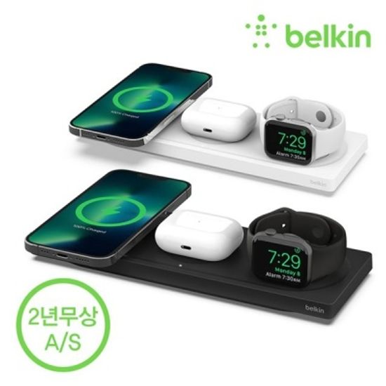 벨킨 3in1 15W 고속 무선 충전 패드 WIZ016kr