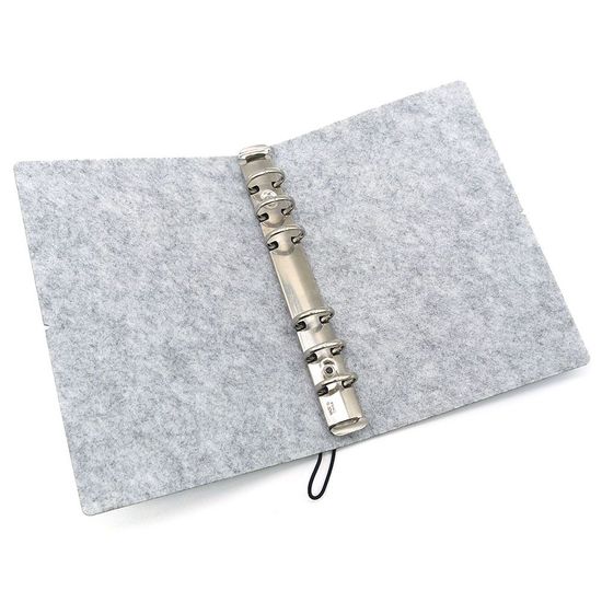 부직포 다이어리 커버 A6-연회색(WE2E6BC)