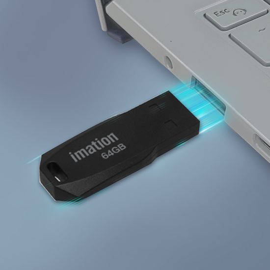 이메이션 USB 64기가 블랙 일체형 유에스비 V1 64GB