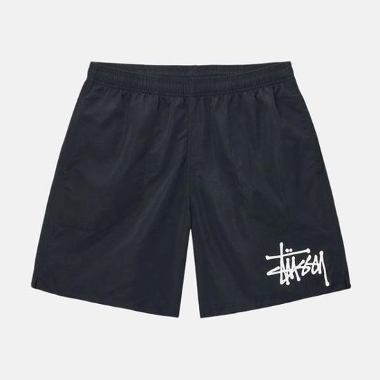 스투시 BERMUDA WATER SHORT (BLACK) 버뮤다 로고