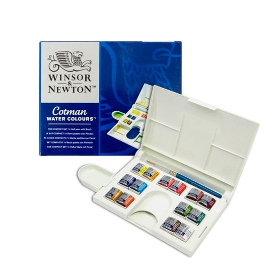 윈저앤뉴튼 코트만 고체케익 14색 (콤팩트)