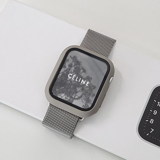 끼움 애플워치8 7 6 5 4 3 2 SE 강화유리하드케이스