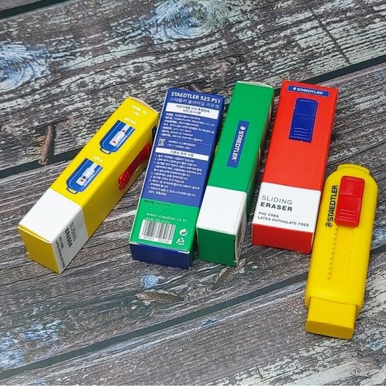 스테들러 DIY 슬라이딩 지우개 525PS-비비드 1개