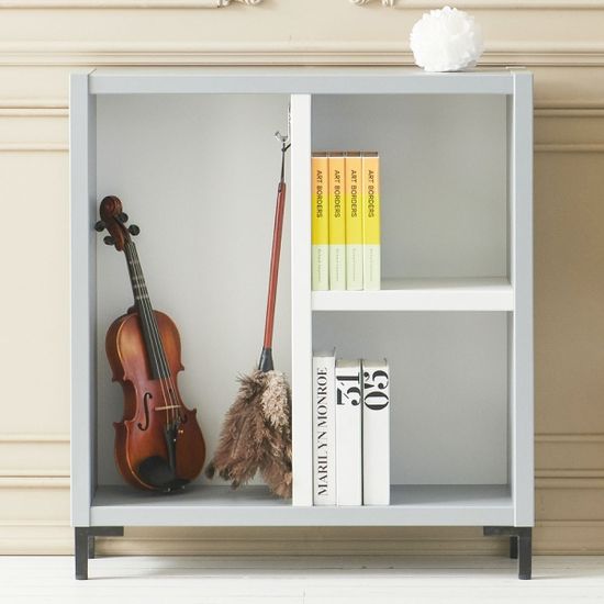 캐넌 라운드 전면 낮은 책장 2단 3단 (착불)