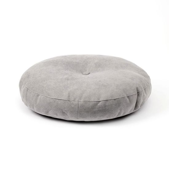 폭신빵빵 원형 쿠션방석(47cm) (그레이)