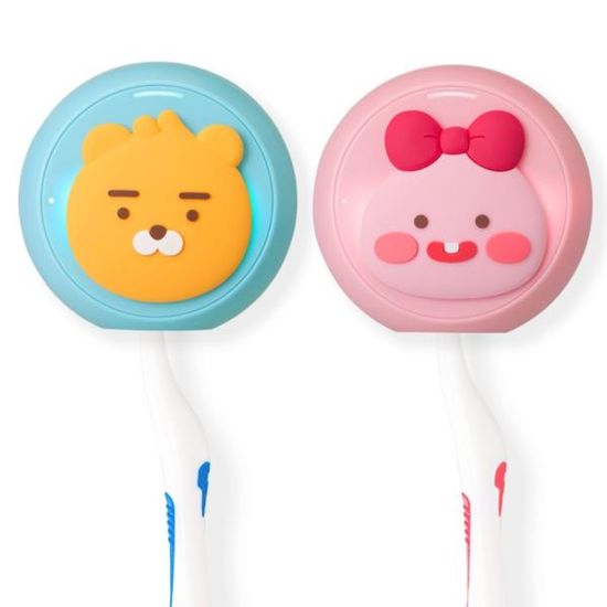 카카오 프렌즈 라이언 어피치 원형 칫솔살균기