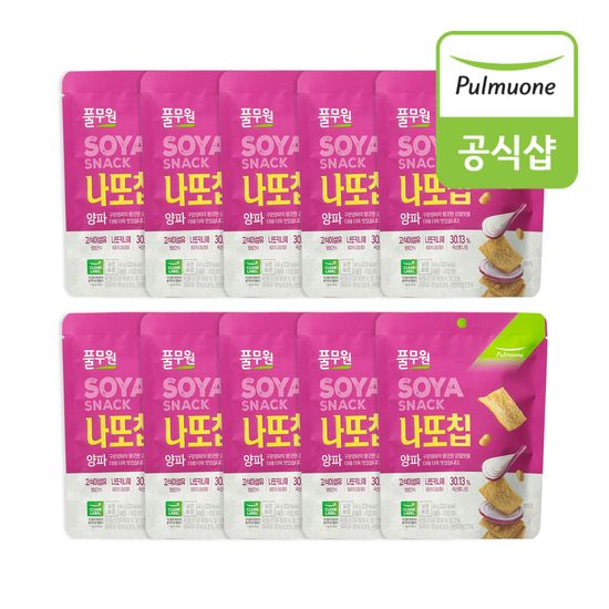 풀무원 나또칩 양파 40g x 10봉