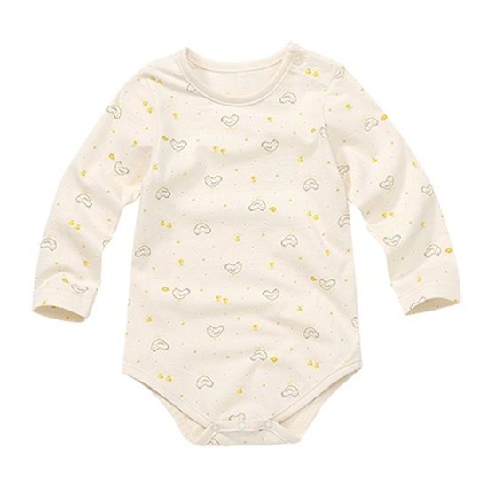 위드오가닉 신생아 긴팔바디수트 꼬꼬
