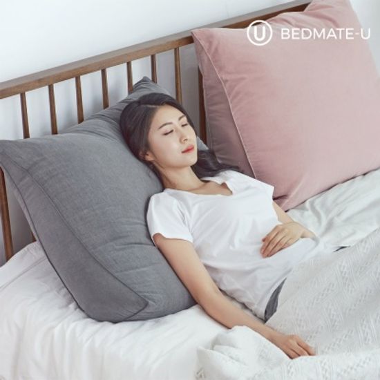 베드메이트유 피그먼트 삼각 등받이쿠션