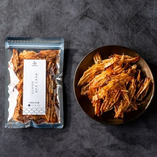 구운 아귀포채 쫄깃담백한 건어물안주 아구포채 100g