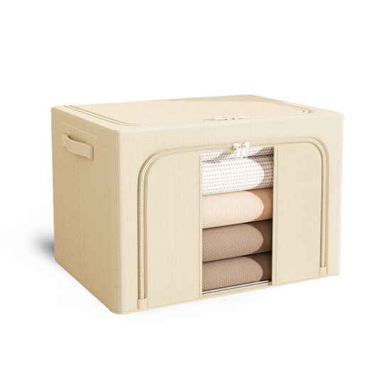 강철프레임 옥스포드원단 리빙박스 66L 2color