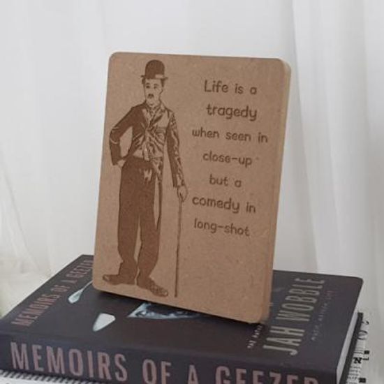 bh053-각인액자_찰리채플린명언