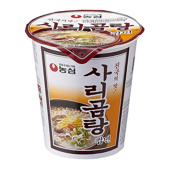 nongshim 농심 진국의 맛 사리곰탕 컵면 61gx6개