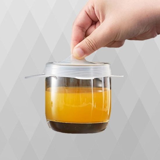 LIPICK 실리콘 뚜껑 랩 만능 실리콘덮개 6P 밀봉랩