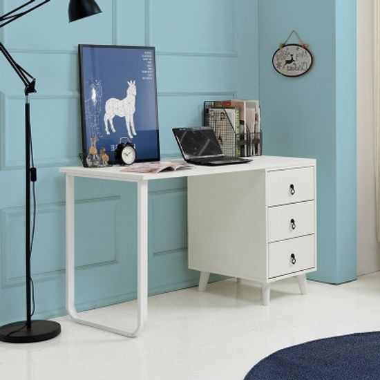 모마 일자형 1인 책상 1200