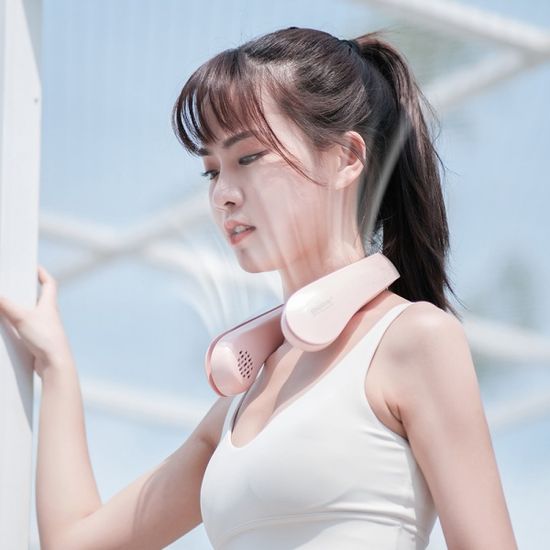 시노링크 360도 넥밴드 선풍기 목걸이 휴대용 넥풍기