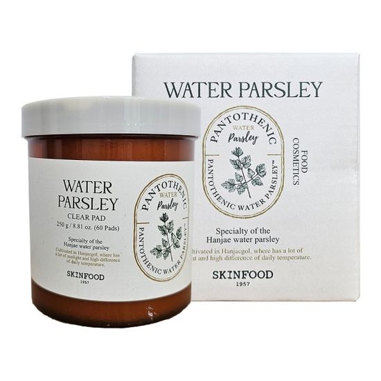 스킨푸드 판토테닉 워터 파슬리 클리어 패드 60매[WCE