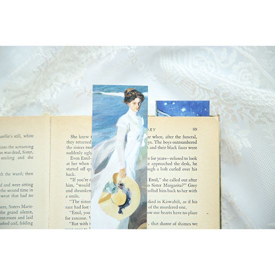 소마북 명화 고급 종이 책갈피 23종