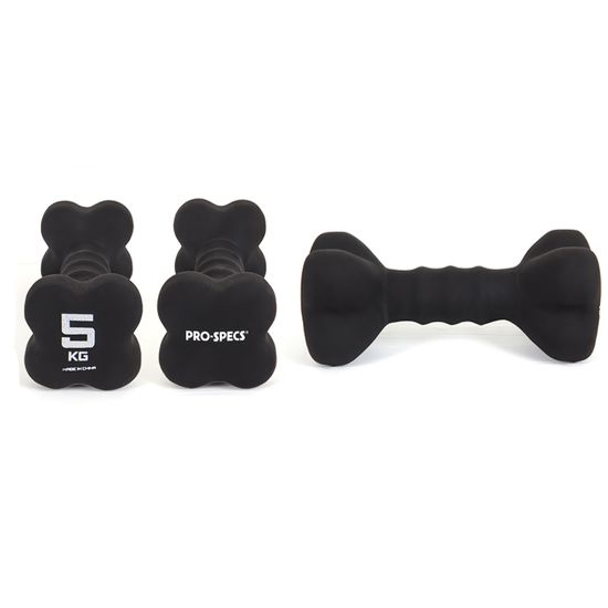프로-스펙스 아령 5KG 2개 세트 네오프렌 덤벨