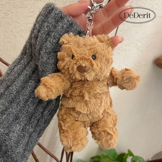 [데데리트]테디베어 브라운 곰돌이 키링 열쇠고리