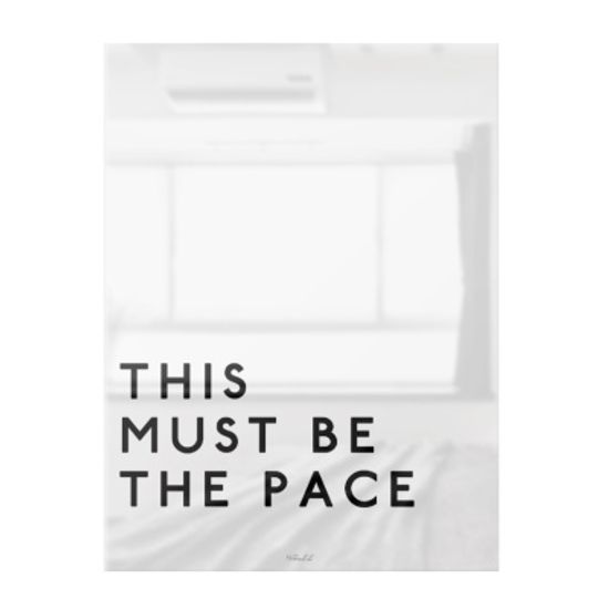 모던 북유럽액자 This must be the pace AFA01
