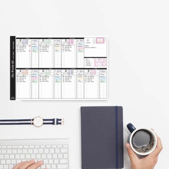 The weekly life (L) -스터디 플래너(30분공부)ver2