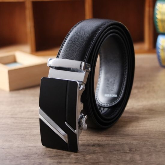 [아일렌] 1+1 특가 남성 소가죽 자동버클 벨트 4종