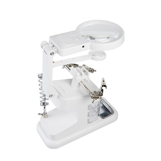 납땜 작업용 LED 확대경 / 작업 보조스탠드 LJA391D