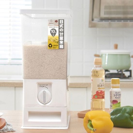 서랍식 사각 쌀통 10kg