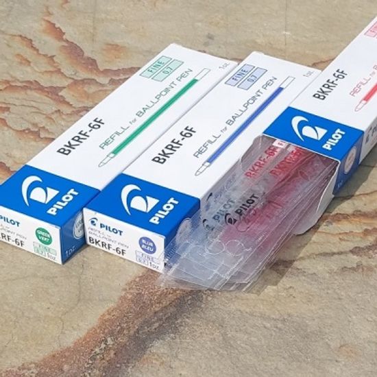 파이롯트 슈퍼그립 다색볼펜 0.7 리필심 BKRF-6F 1타
