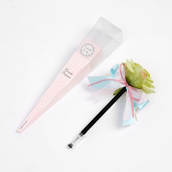 러블리 장미 플라워 볼펜(0.4mm) 학용품 꽃볼펜