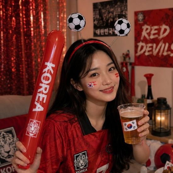 축구공머리띠 월드컵 아시안게임 축구 피파 붉은악마