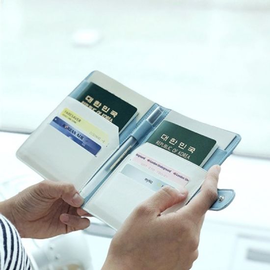 Double Passport Case_더블 여권 케이스