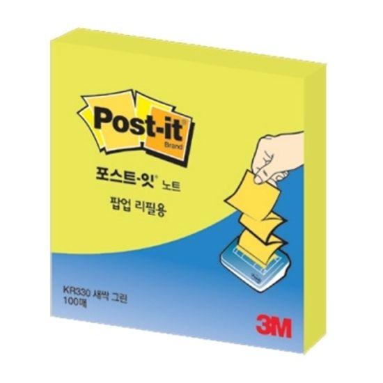 [3M] 포스트잇 팝업리필KR-330SSN 새싹그린 [개/1] 134324