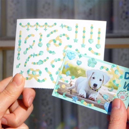 리훈 보석 리무버블 스티커 6종 세트