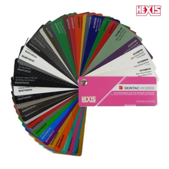 HEXIS SKINTAC HX30000 악어가죽 메탈릭펄 샘플칩