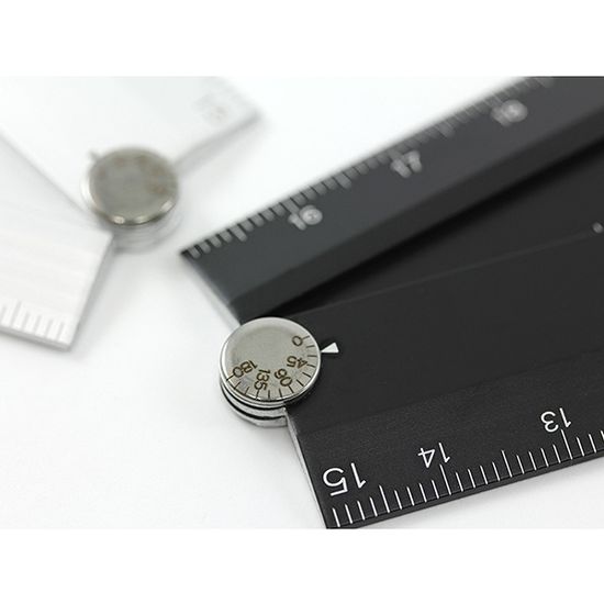 Aluminium multi Ruler [30cm] Black A